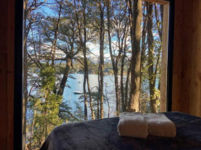 Tiny house sobre el lago nahuel huapi